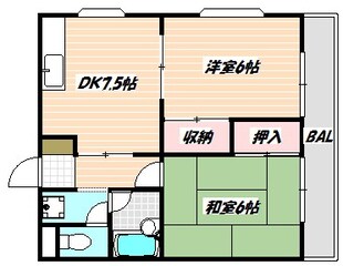 新潮通り一番館の物件間取画像